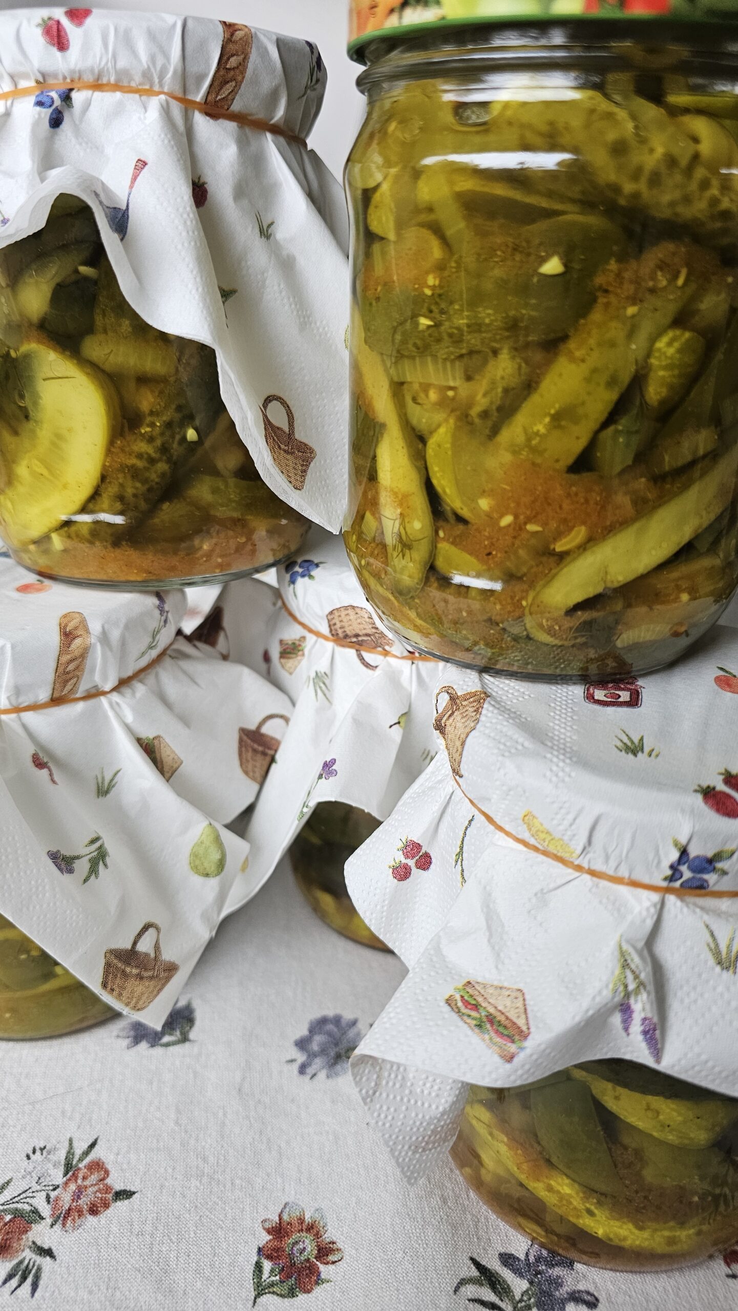 Ogórki curry na zimę