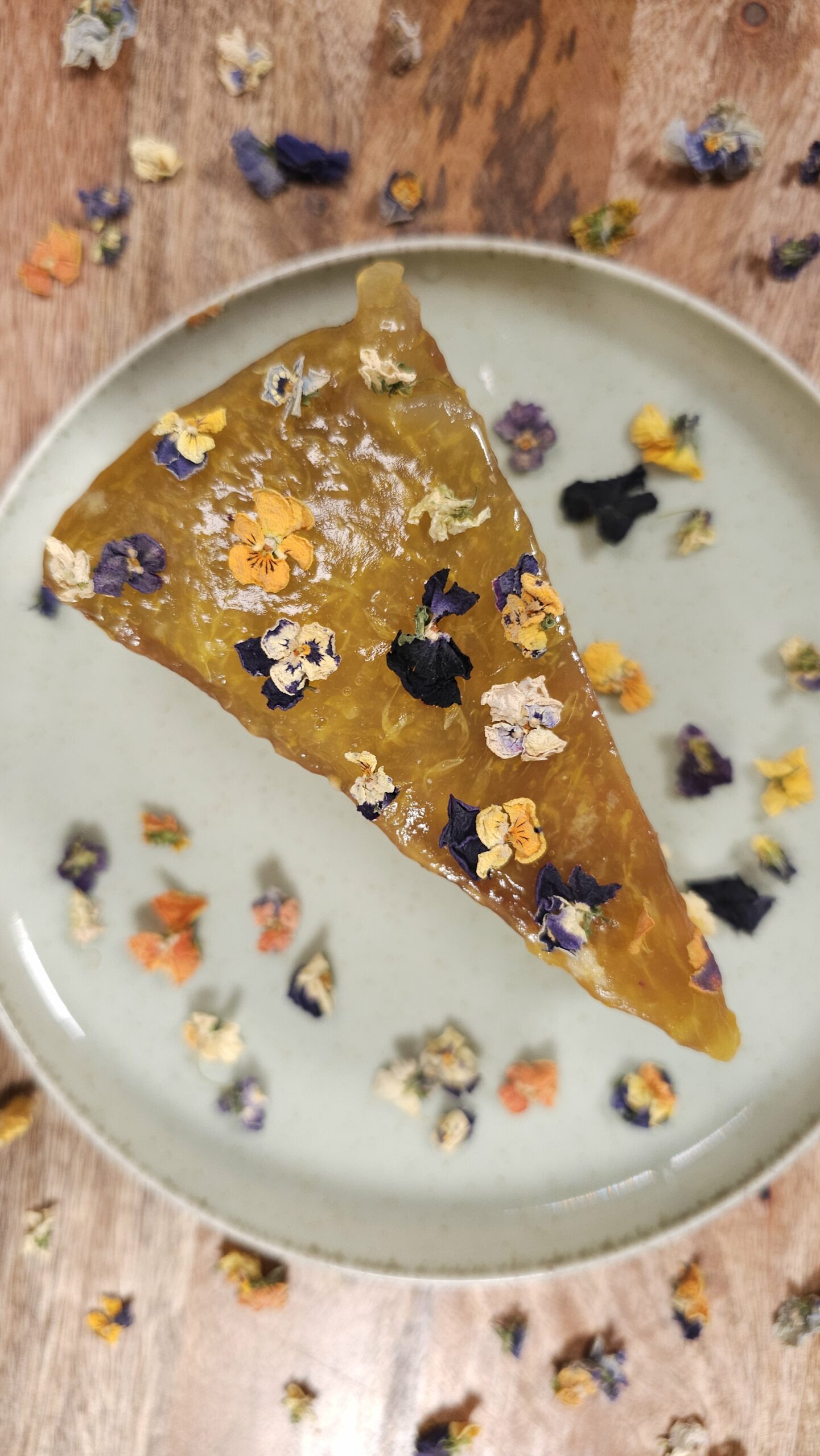 Sernik z dynią i pomarańczą