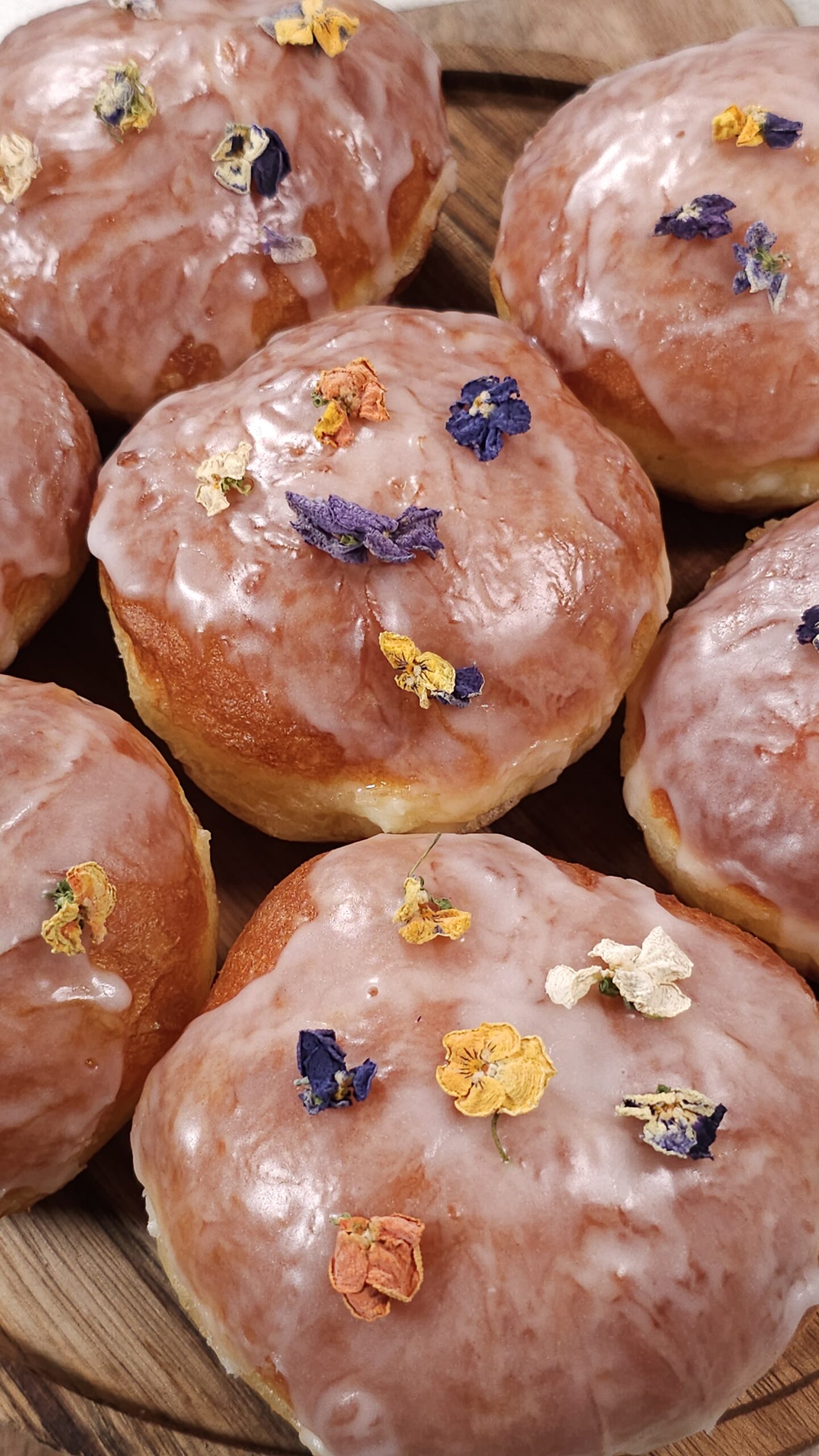 Pączki z budyniem waniliowym