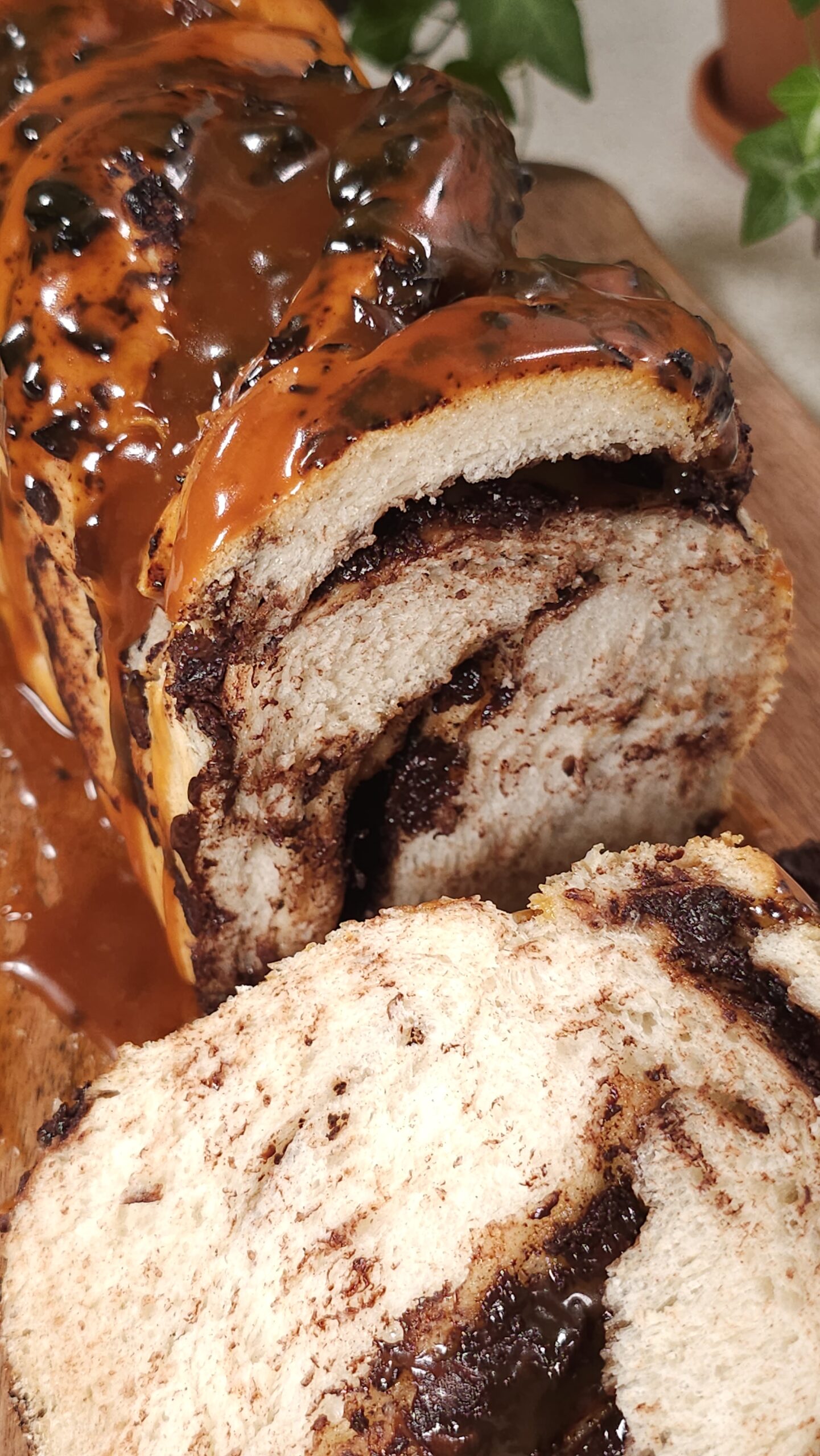 Chlebek czekoladowy z karmelem