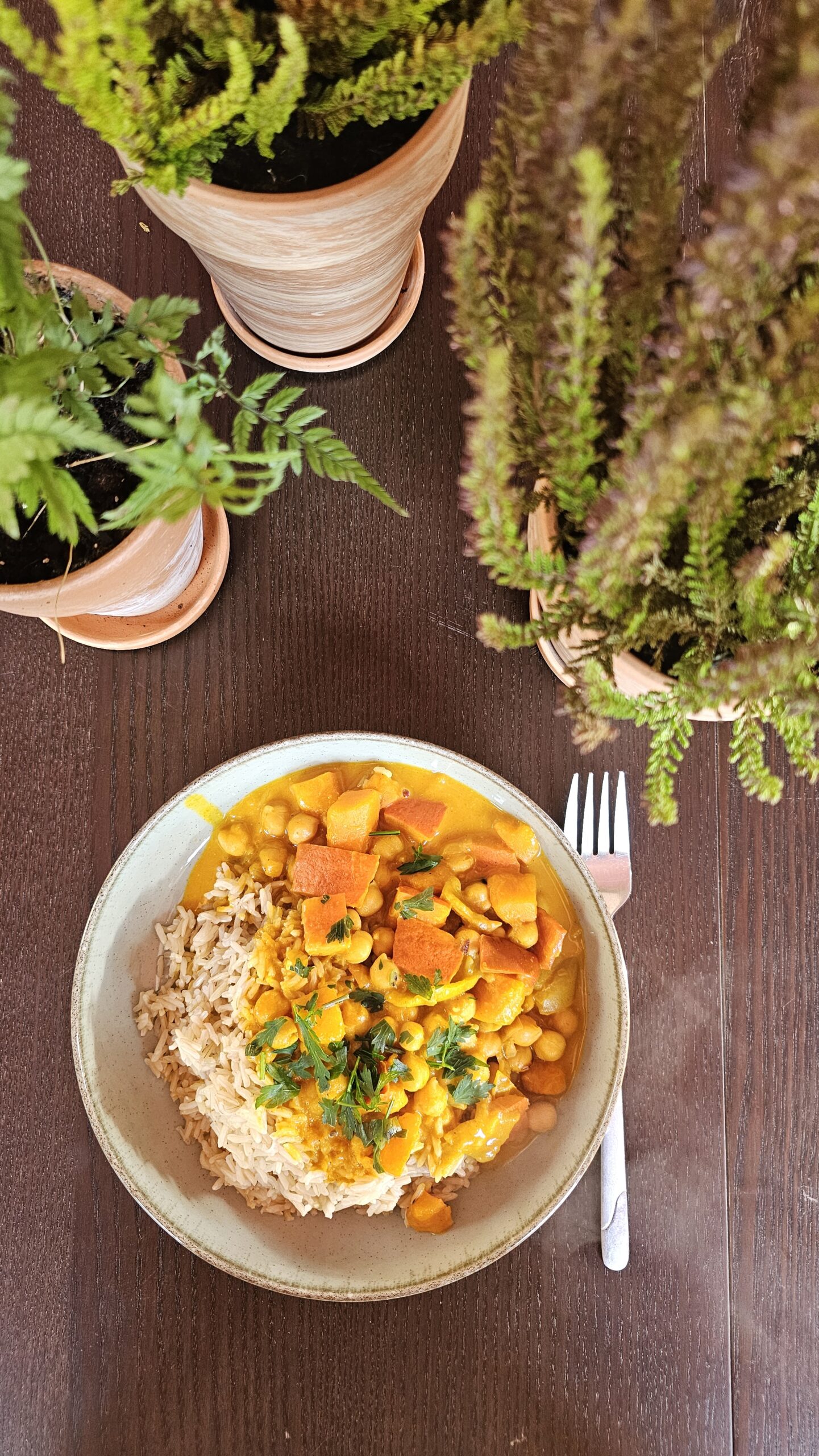 Kremowe curry z dynią